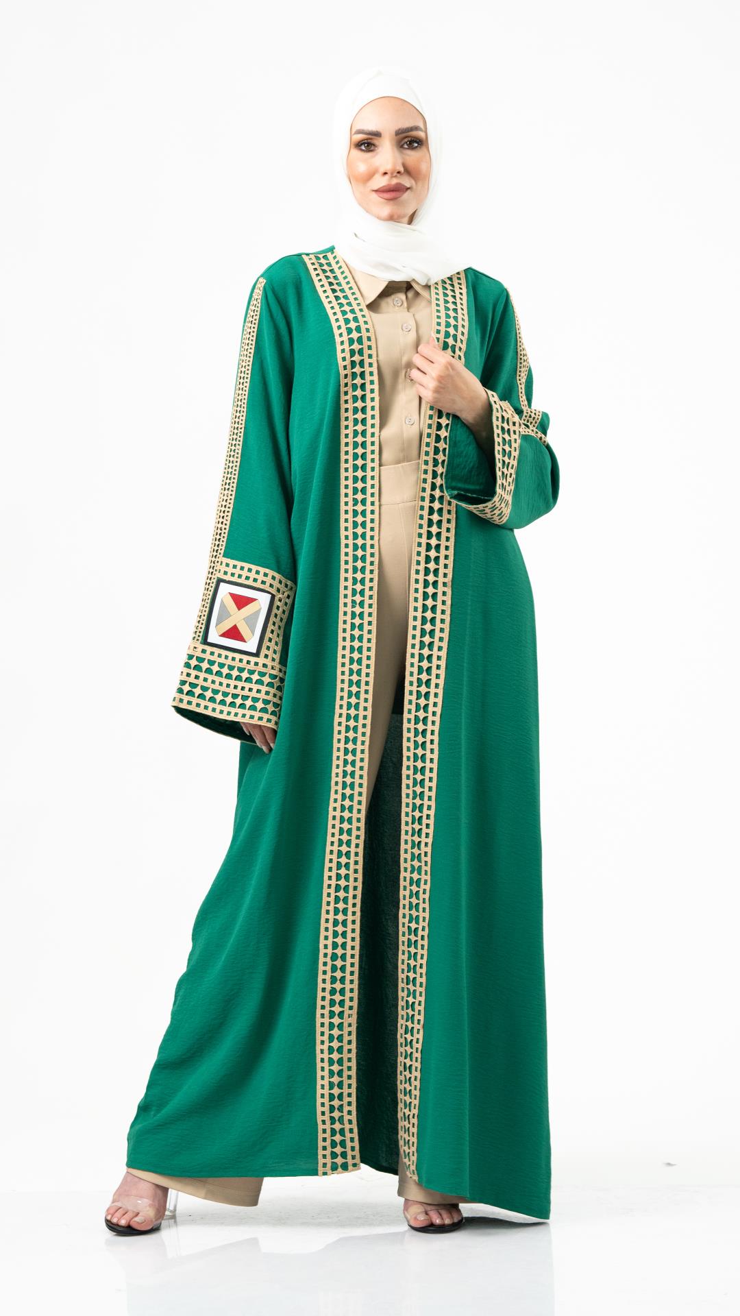 Gulf open abaya