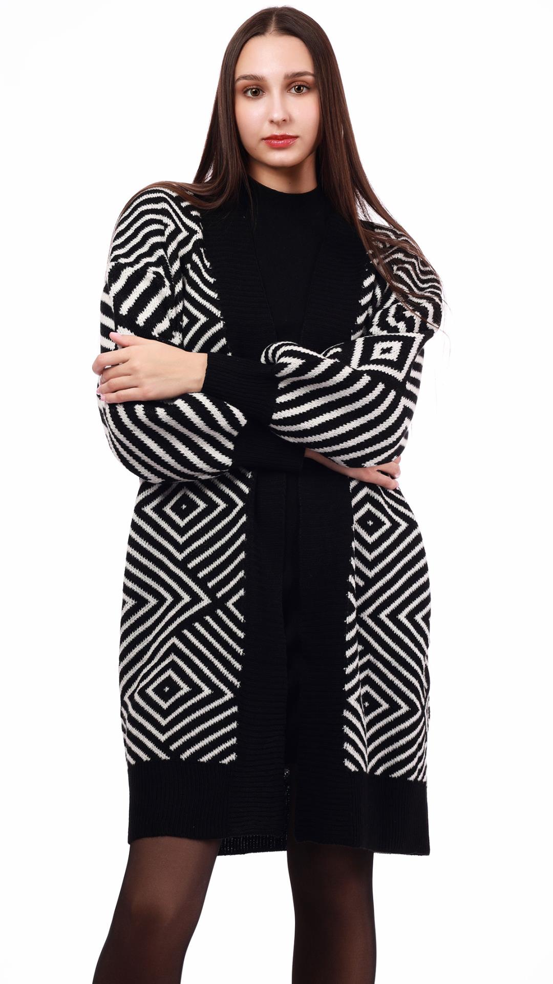 Wool midi jacket with three-dimensional design