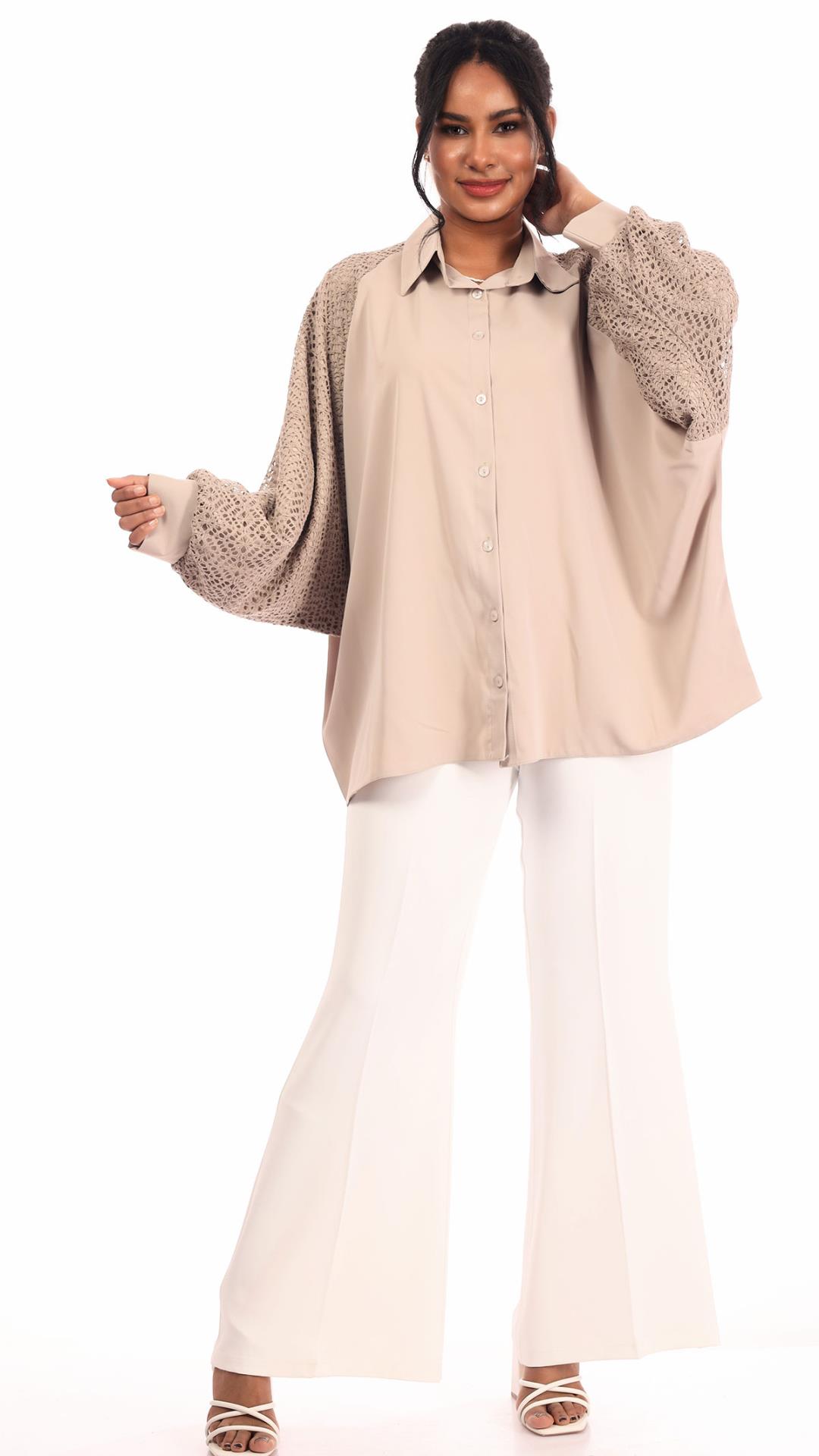 crochet sleeve shirt