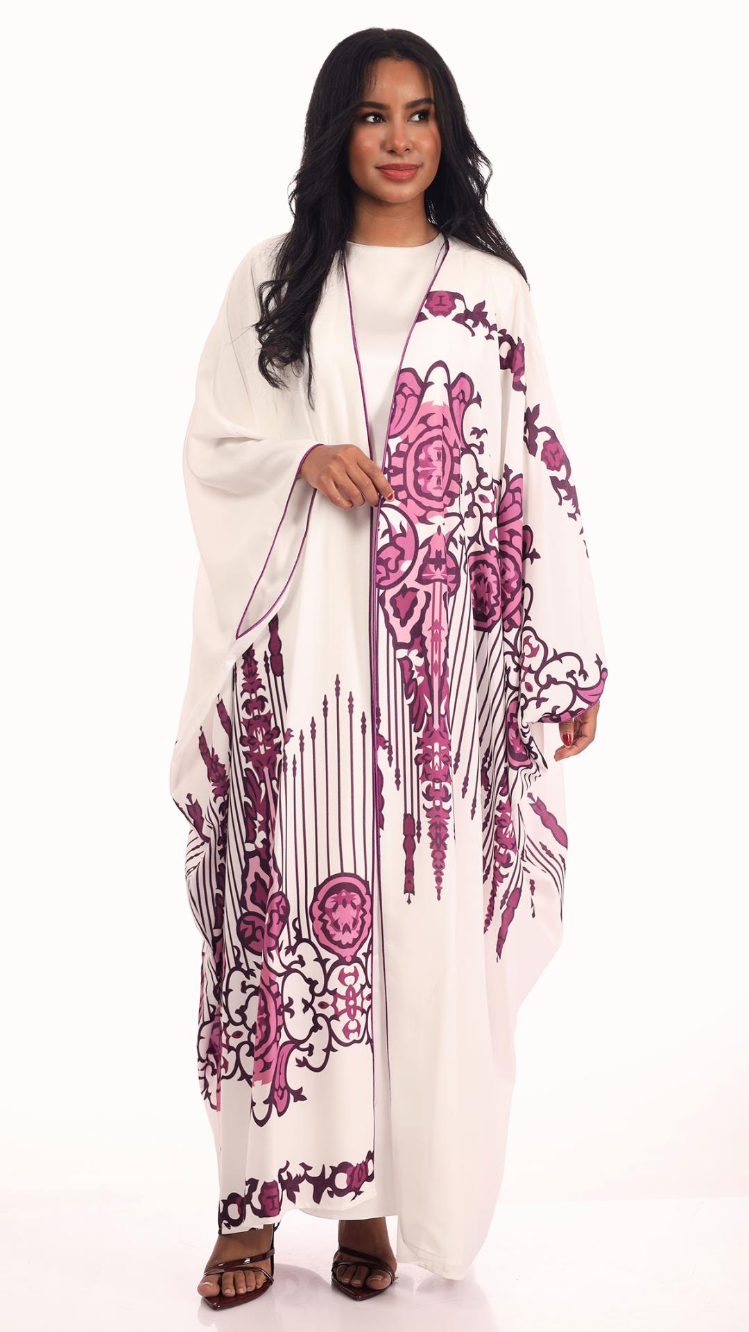 Decorative Collar Kaftan
