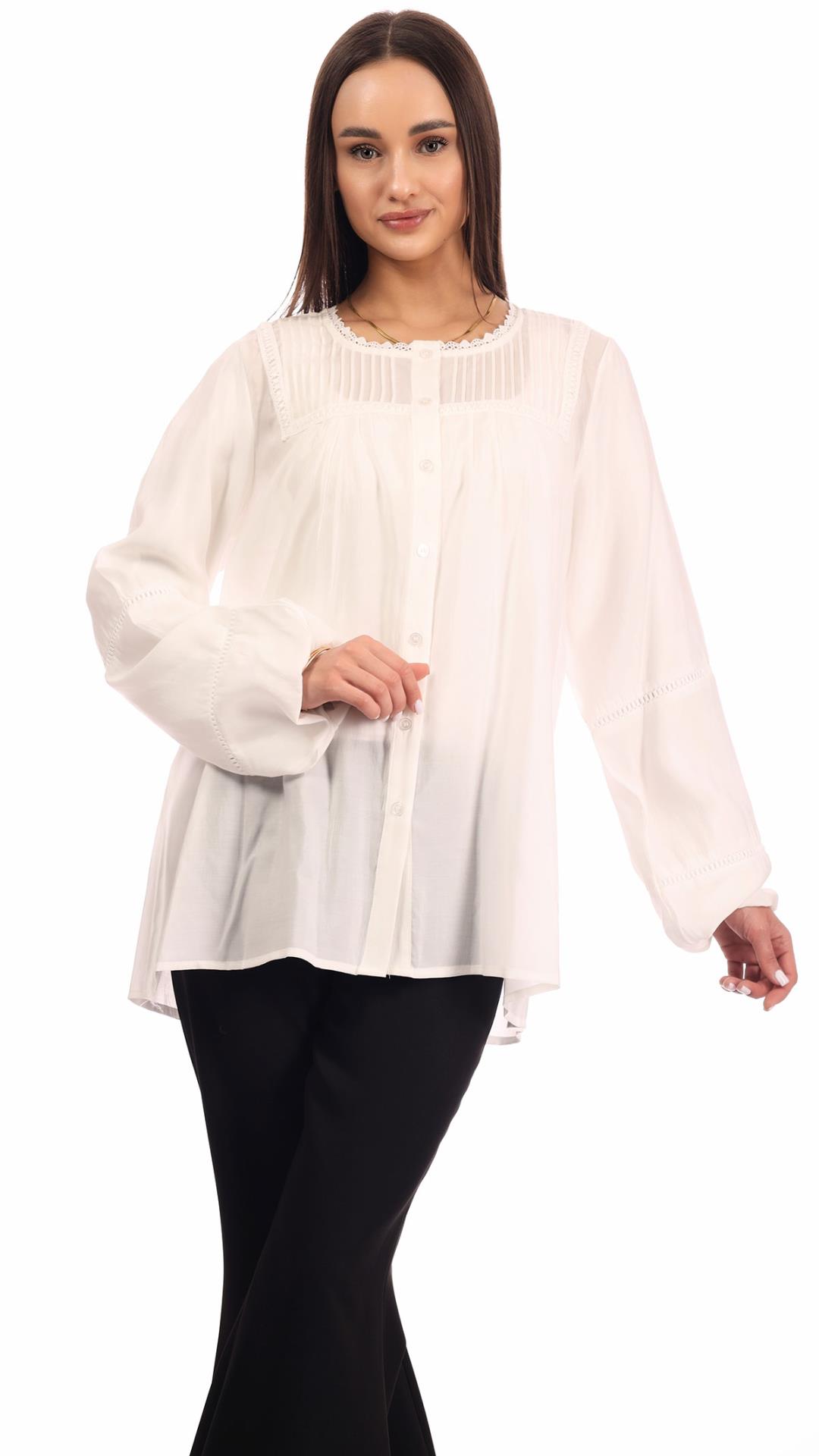 Elastic Sleeve Shirt